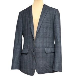 men blazer BANANA REPUBLIC 40R Trabaldo Togna 1840 Italy gray wool 2 button